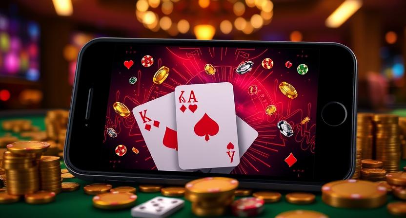 77ABCC mobile casino app interface